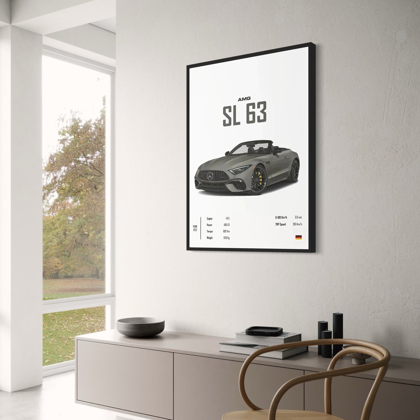 Mercedes SL 63 | Automotive Tribute | Modern Decor