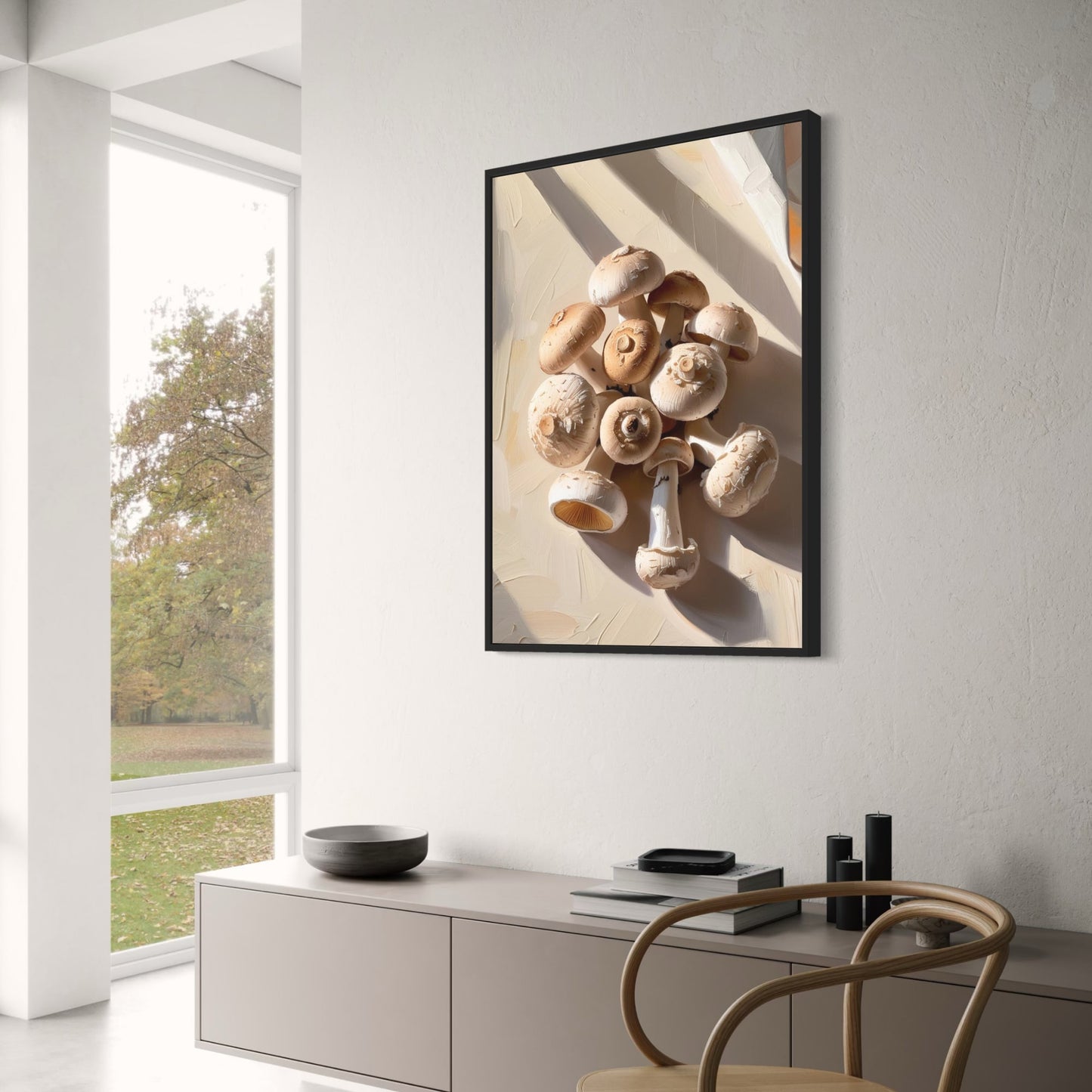 Fresh Mushrooms | Botanical Artwork