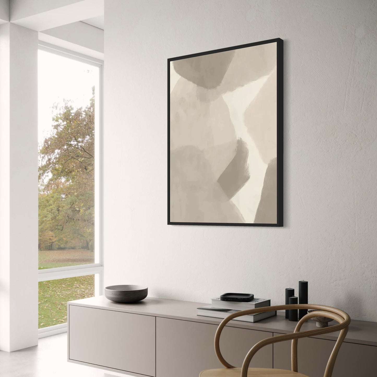 Abstract Minimalism | Geometric Art | Neutral Colors