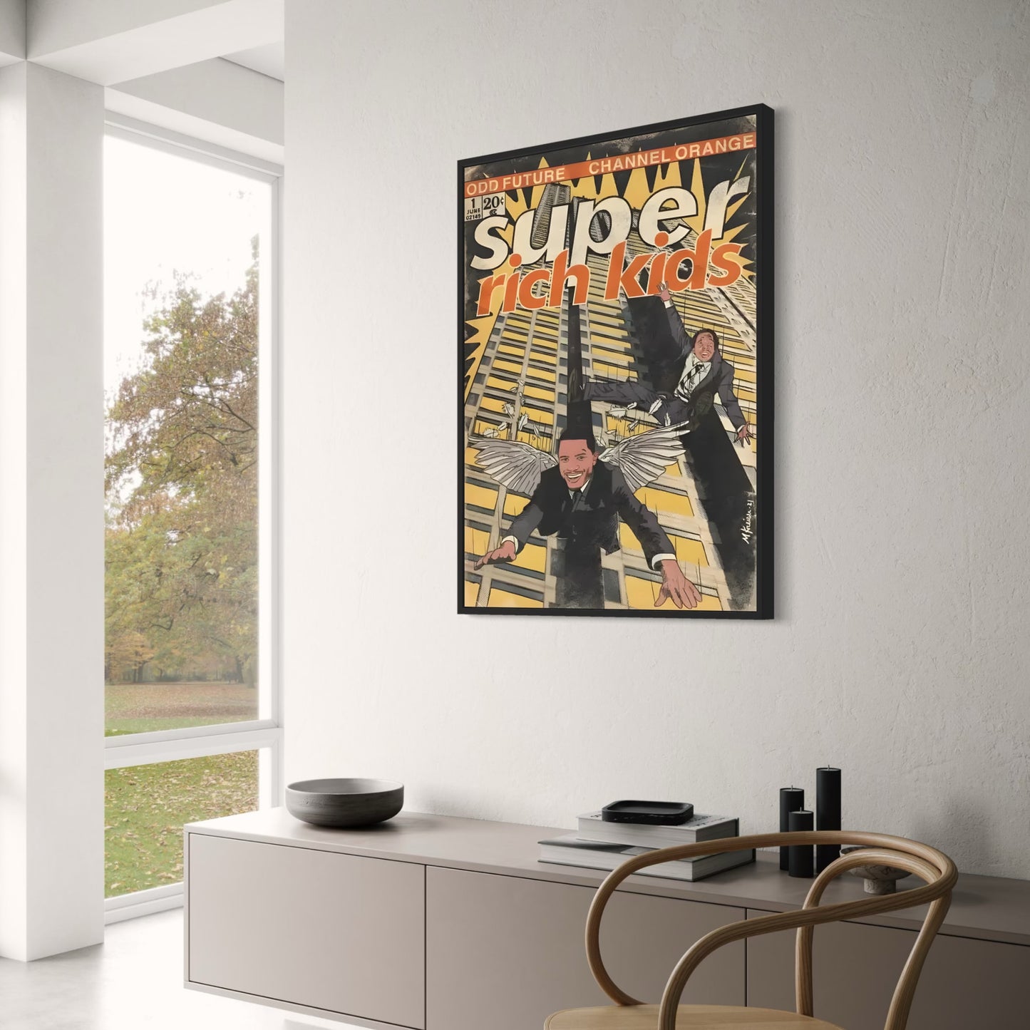 Frank Ocean | Super Rich Kids Comic Poster