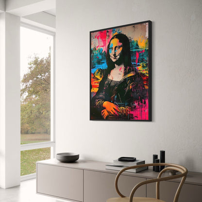 Mona Lisa Graffiti | Modern Punk Renaissance