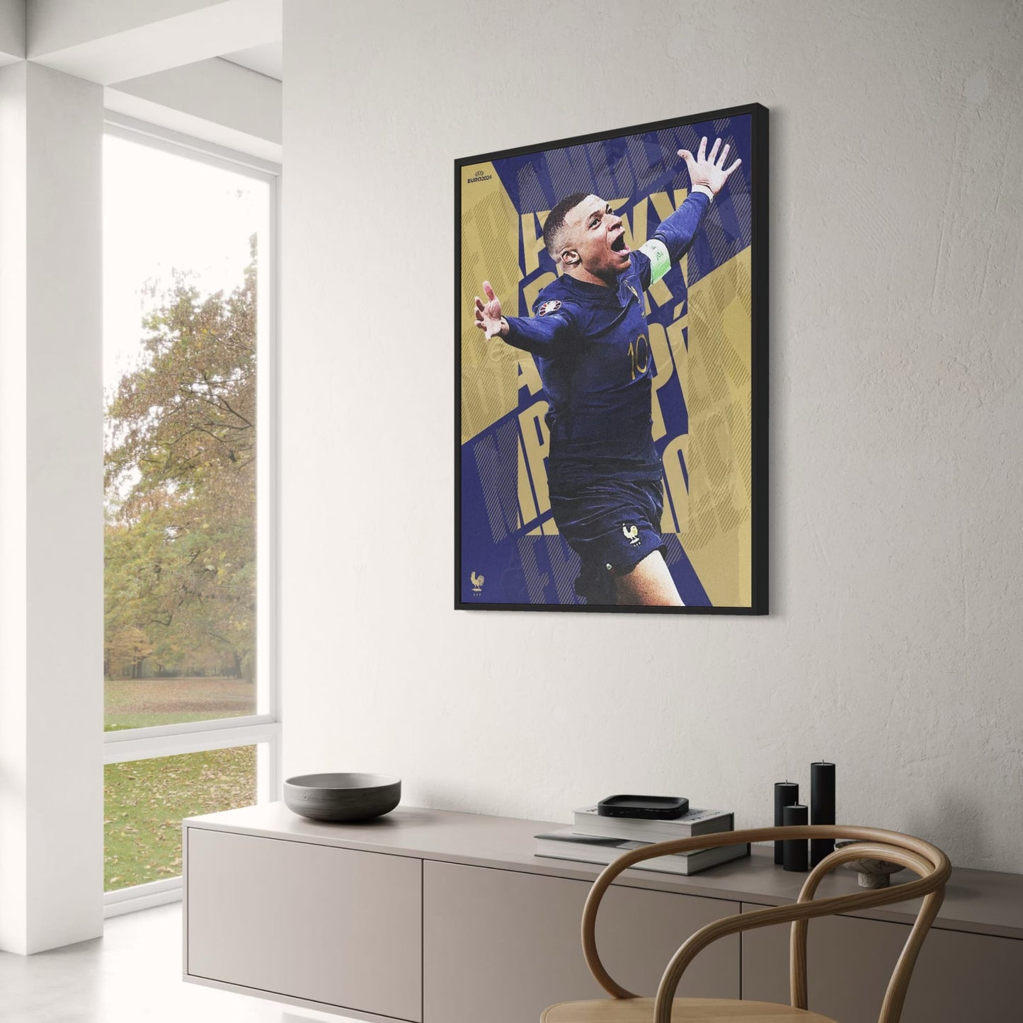 Kylian Mbappe #7 | Celebration |Sport Poster | The Speed, Skill, and Spirit of a Football Legend