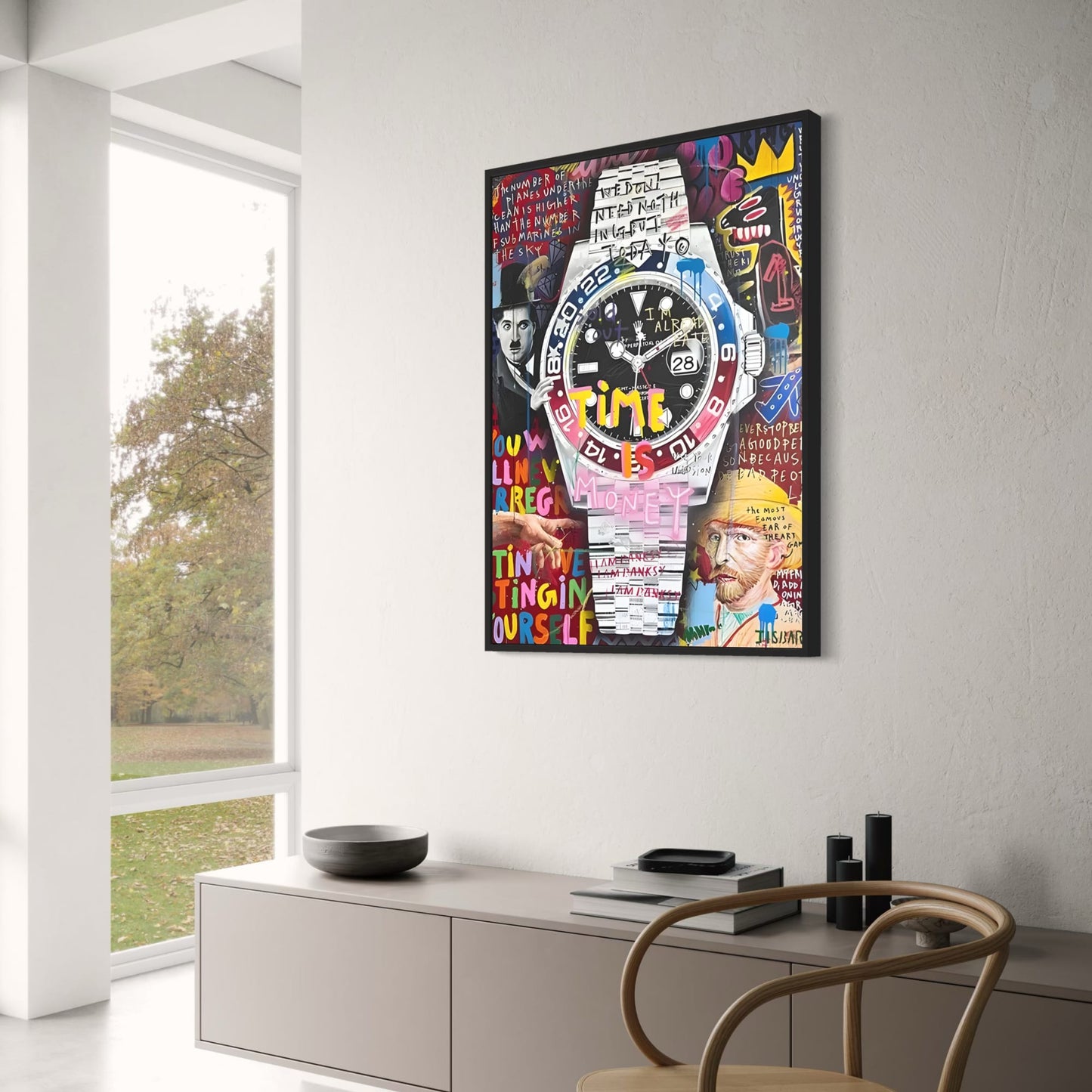 Rolex Pepsi | Modern Graffiti Art | Bold & Vibrant