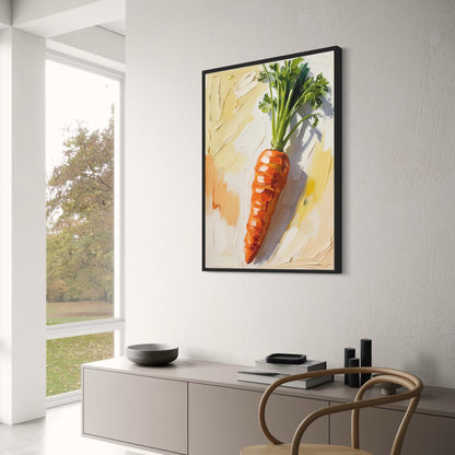 Carrot Artwork | Vibrant Kitchen Decor