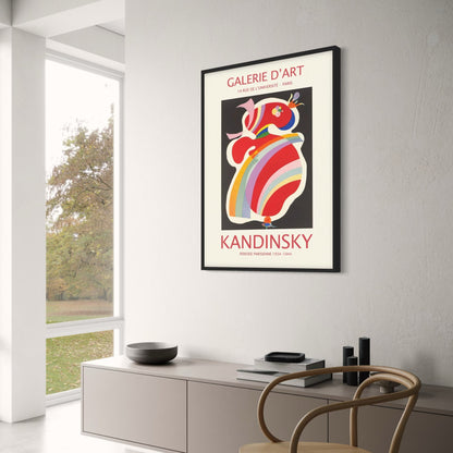 Kandinsky's The Red Form | Vibrant Abstract Art