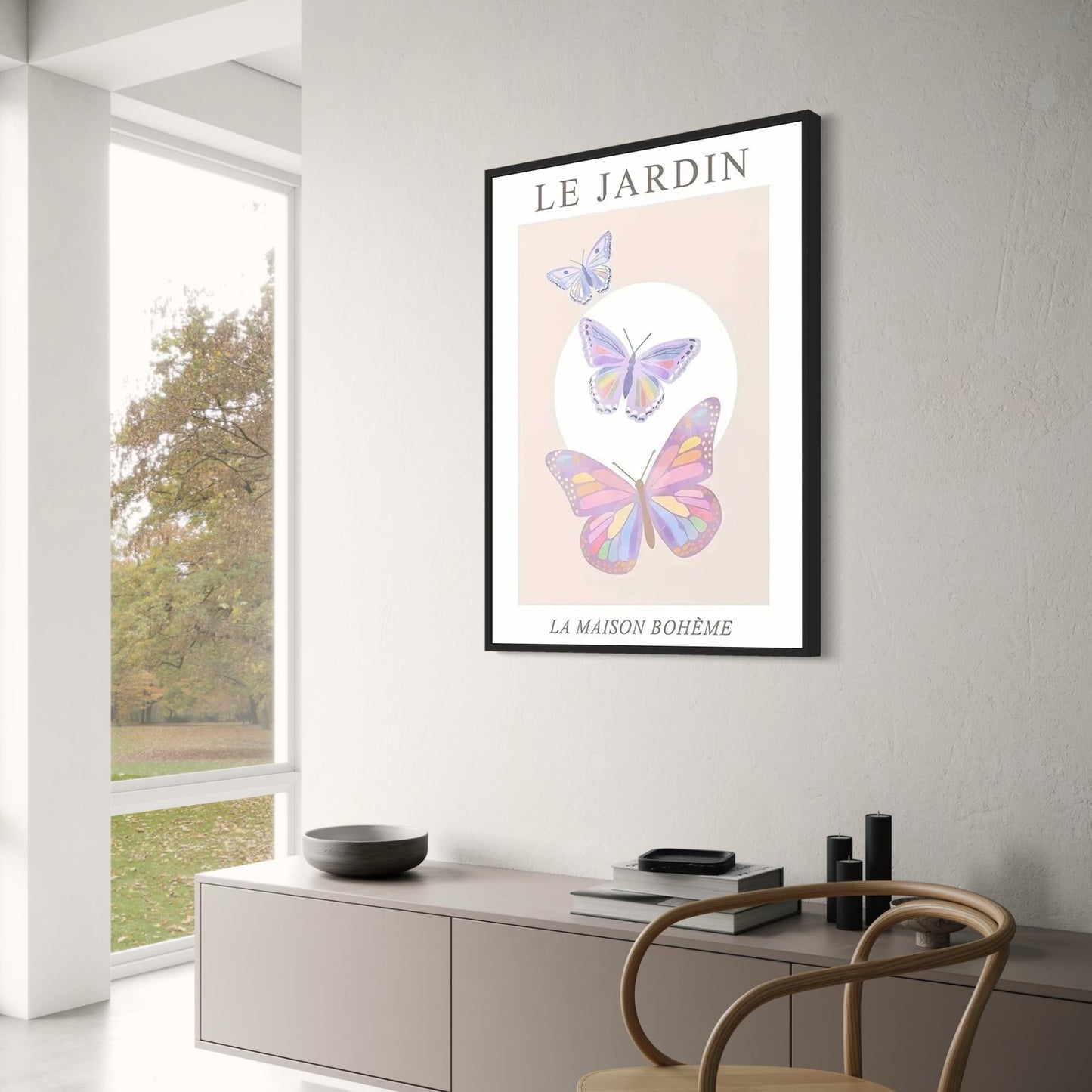 Butterfly Garden | Floral Nature-Inspired Art