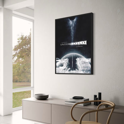 Interstellar Poster | Nordic Style Canvas Painting | Space Science Fiction Theme Wall Art | Home Decor