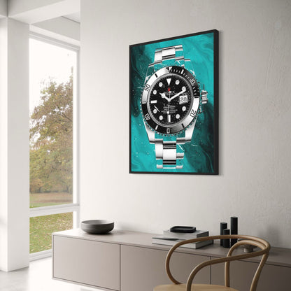 Rolex Submariner | Blue Graffiti Art