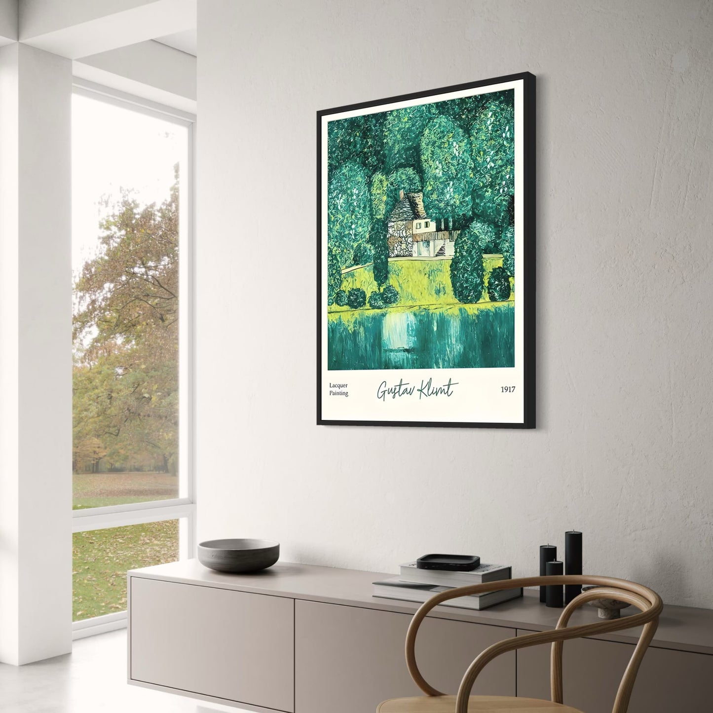 Klimt Garden Trees | Decorative Artwork