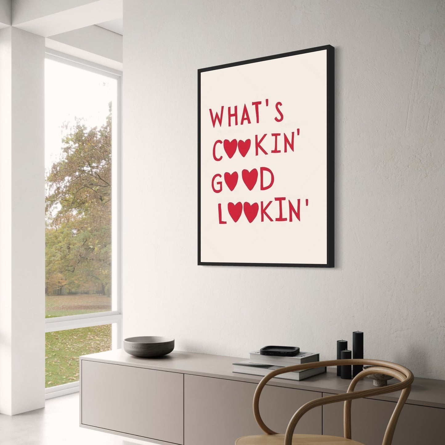 Minimalist Kitchen Art | What's Cookin Good Lookin
