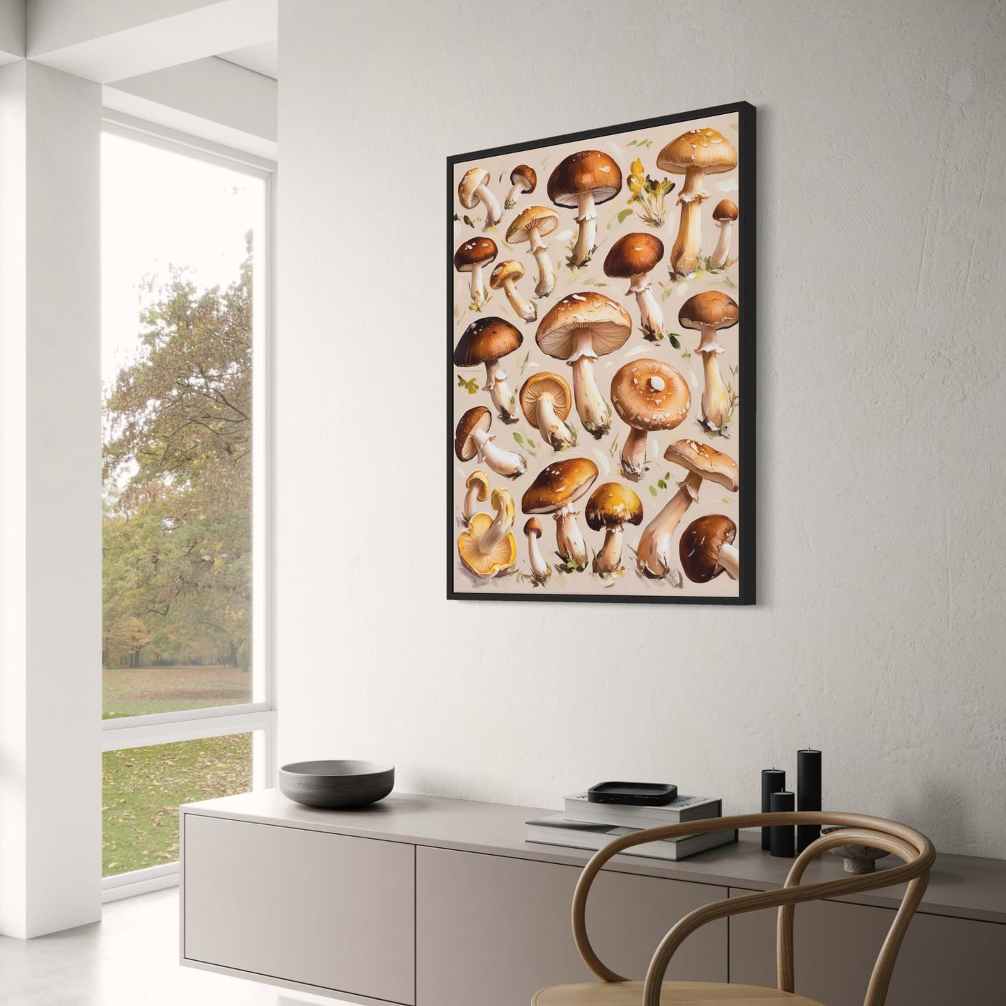 Diverse Mushroom Species | Illustrated Botanical Art