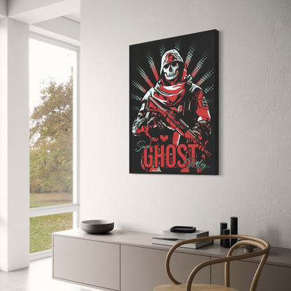 Ghost - Call of Duty | Game Art Canvas