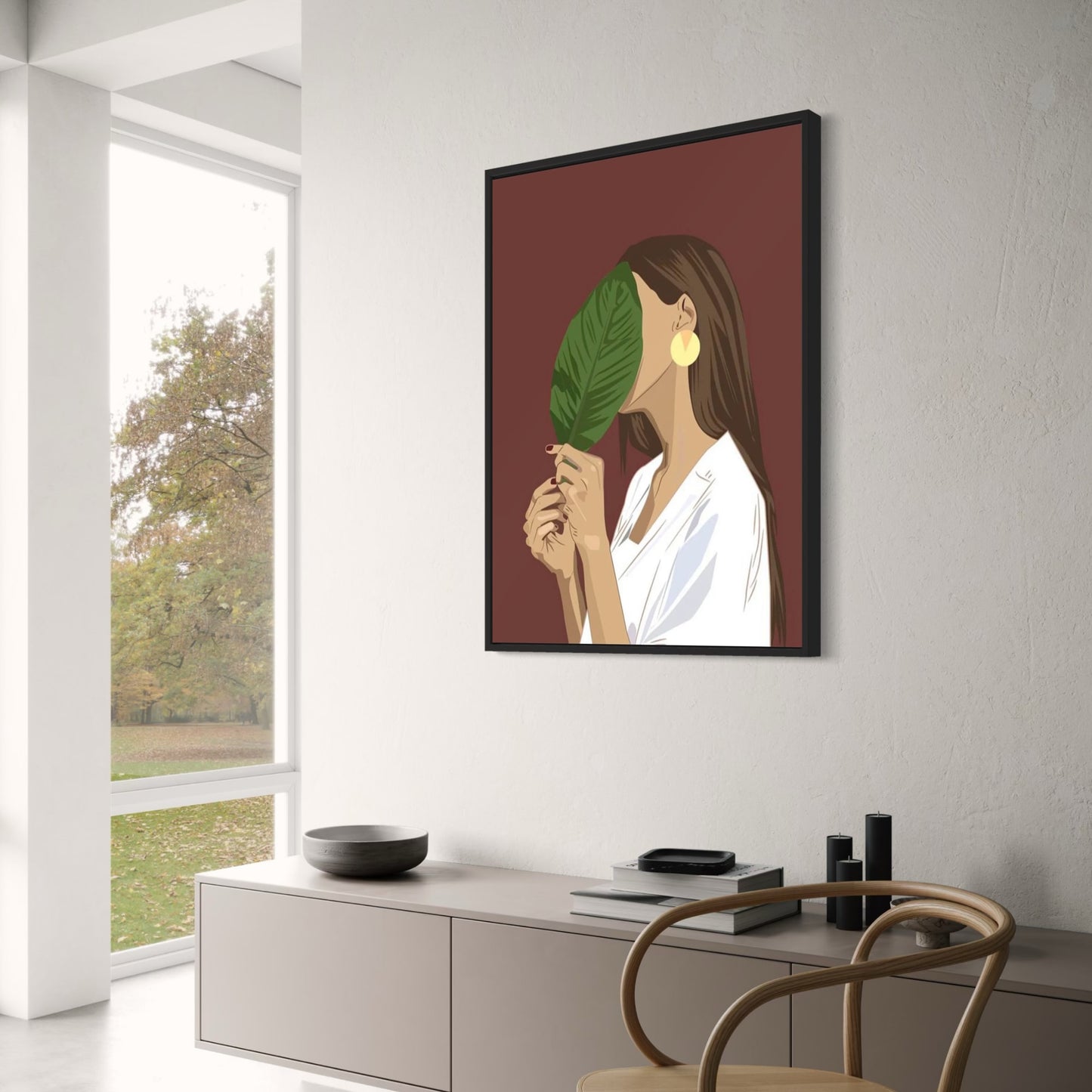 Modern Faces | Minimalist Art | Contemporary Decor