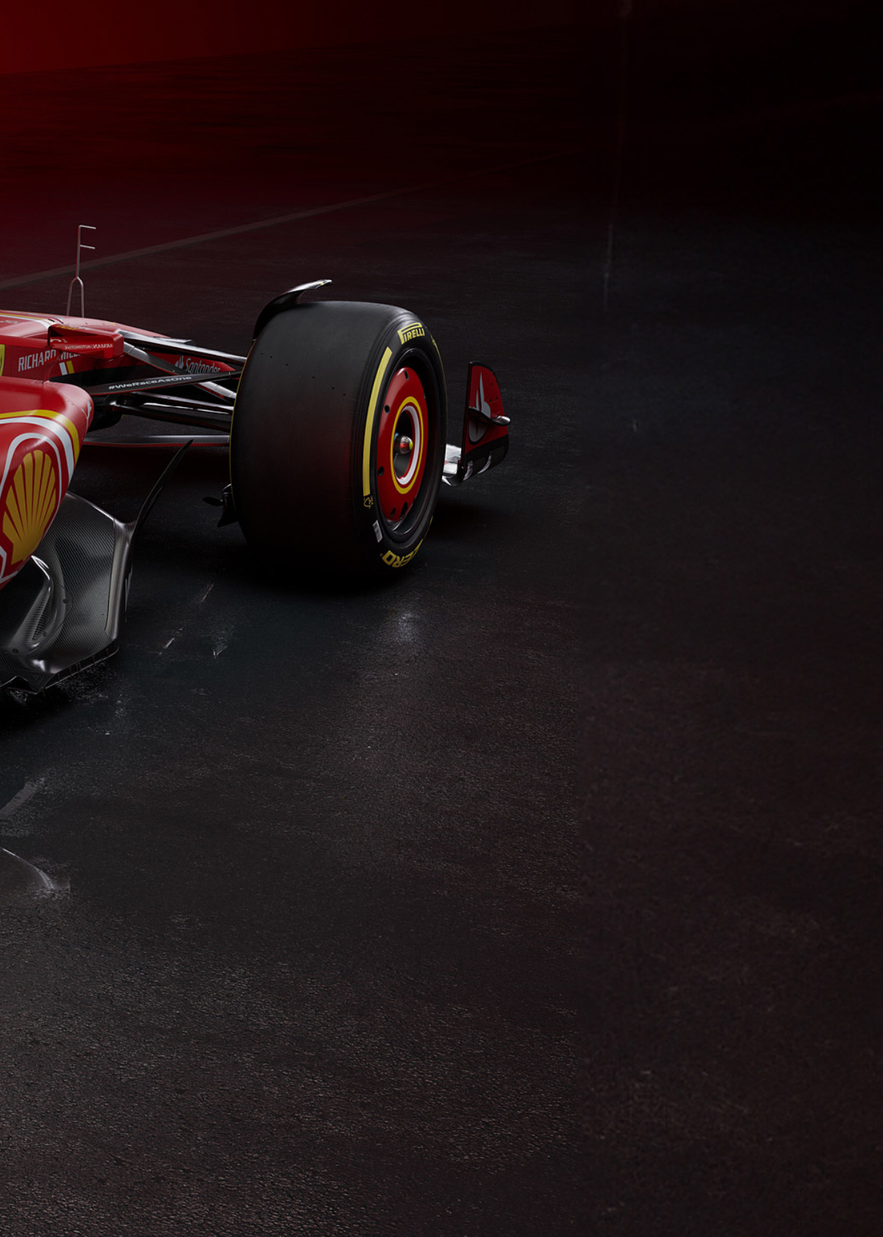 3-Piece | Ferrari F1 | Grand Prix Racing Car Poster Set | Triple Panel Wall Art | Charles Leclerc Poster | Lewis Hamilton Poster | Formula One Decor