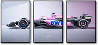 ALPINE F1 TEAM - TRIPLE PANEL