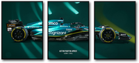 ASTON MARTIN F1: TRIPLE PANEL SET