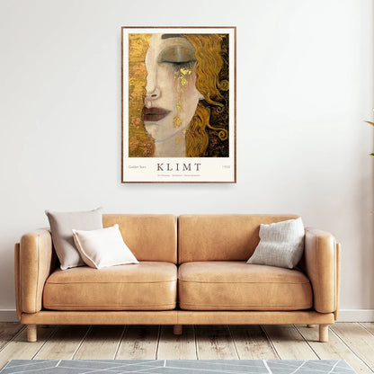 Gustav Klimt Poster | Golden Tears | Decorative Wall Art | Home Decor | Expressionist Art | Bedroom or Living Room Display | Art Print