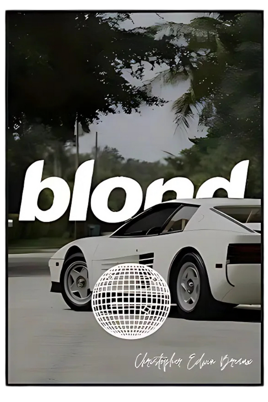 BLOND | Mr. Worldwide Poster | Art Print | Home Decor | Wall Art | Visual Artwork | Contemporary Poster | Decorative Poster