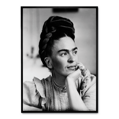 Frida Kahlo Artistic Portrait | Vibrant Colors | Home Decor | Wall Art Poster | Creative Expression | Museum Quality Reproduction