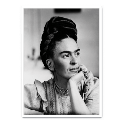 Frida Kahlo Artistic Portrait | Vibrant Colors | Home Decor | Wall Art Poster | Creative Expression | Museum Quality Reproduction