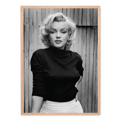 Marilyn Monroe Vintage Glamour | Iconic Hollywood Legend | Art Print Poster | Classic Movie Star Wall Decor | Timeless Celebrity Portrait