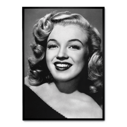 Marilyn Monroe Poster | Iconic Smile | Classic Hollywood Art | Wall Decor | Vintage Glamour | Living Room Decor | Bedroom Decoration | Artistic Gift Idea