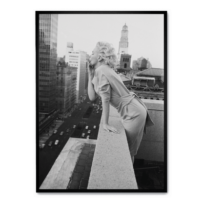 Marilyn Monroe Smoking Poster | Vintage Art Print | Home & Garden Decor | Celebrity Wall Art