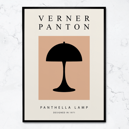 Panthella Lamp Poster | Modern Home Decoration | Stylish Art Print | Perfect for Living Room or Office | Elegant Design