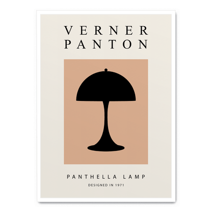 Panthella Lamp Poster | Modern Home Decoration | Stylish Art Print | Perfect for Living Room or Office | Elegant Design