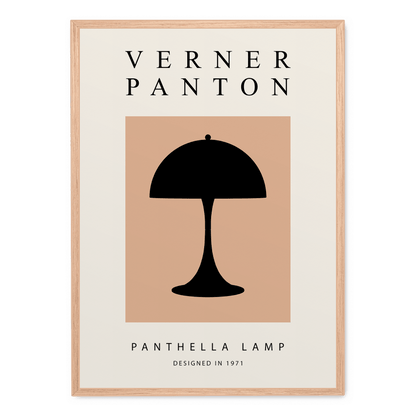 Panthella Lamp Poster | Modern Home Decoration | Stylish Art Print | Perfect for Living Room or Office | Elegant Design