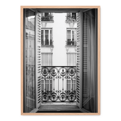 Paris Scene | Architectural View | Window Art | Artistic Decor | Poster