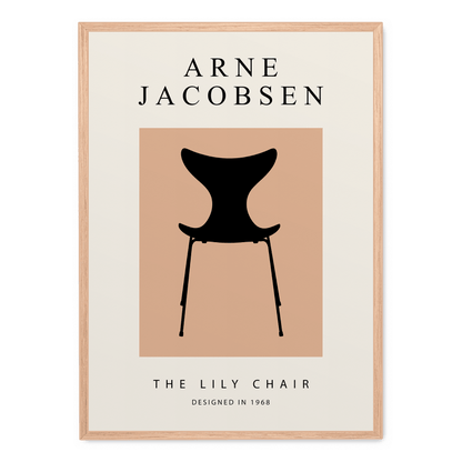 The Lily Chair | Botanical Art | Vintage Style | High-Quality Print | Elegant Floral Poster for Home & Garden Decor