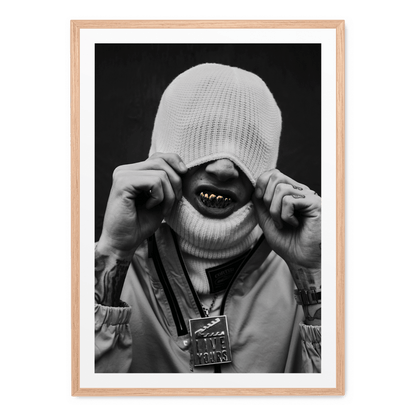 Central Cee Art Poster | Teeth Design | Music Fan Art | Home Wall Decor | Artistic Print