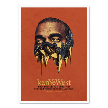 KanYe Need A Room | Unique Poster | Home Decor | Wall Art | Contemporary Design