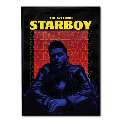 The Weeknd Starboy Poster | Music Art | Wall Decor | Home & Garden | Artwork