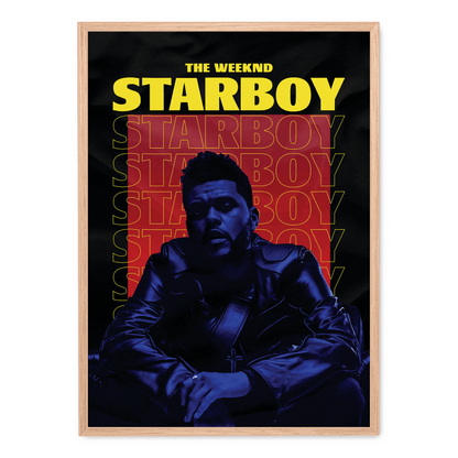 The Weeknd Starboy Poster | Music Art | Wall Decor | Home & Garden | Artwork