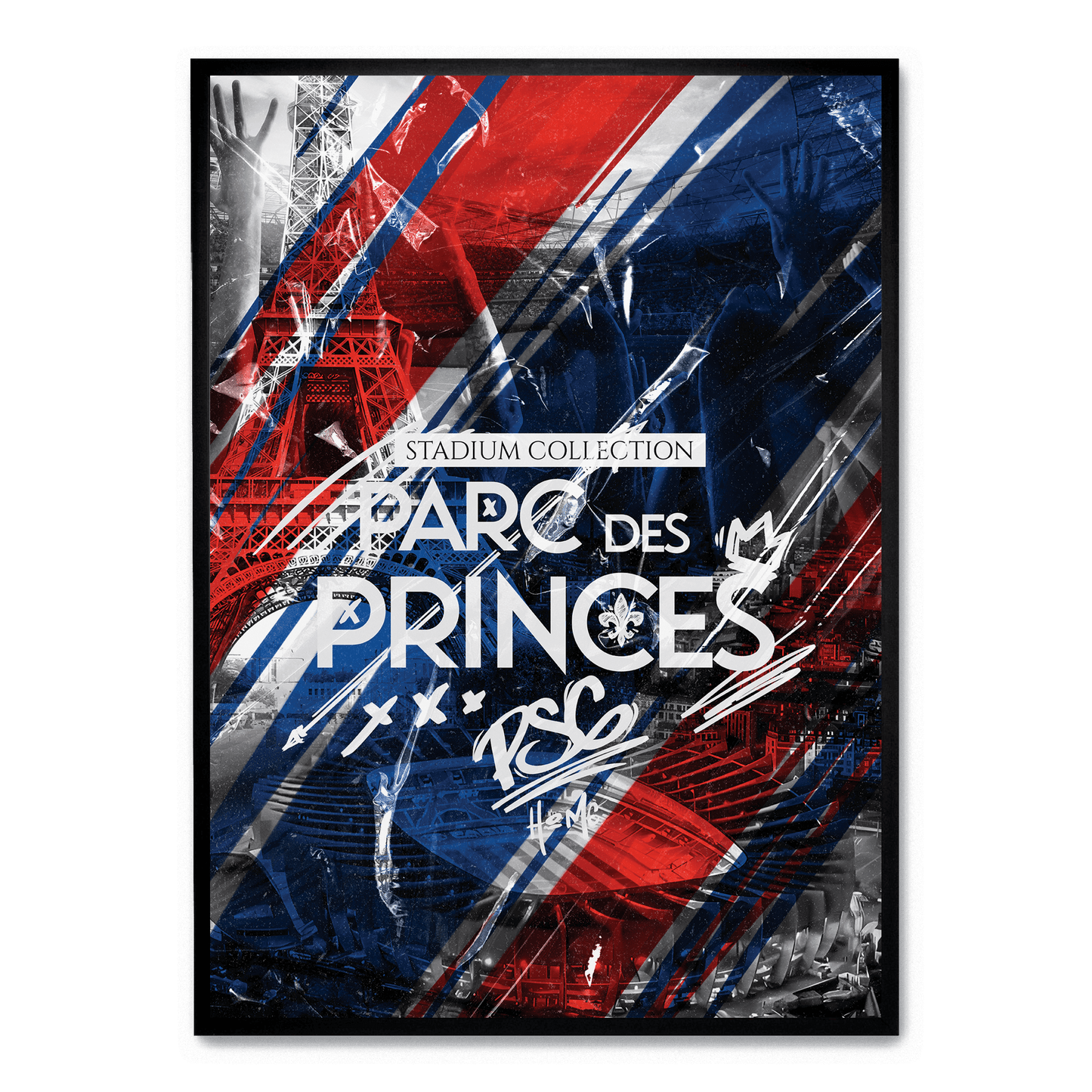 Parc des Princes | Paris Stadium Art Print | Sports Venue Wall Poster | Home Decor