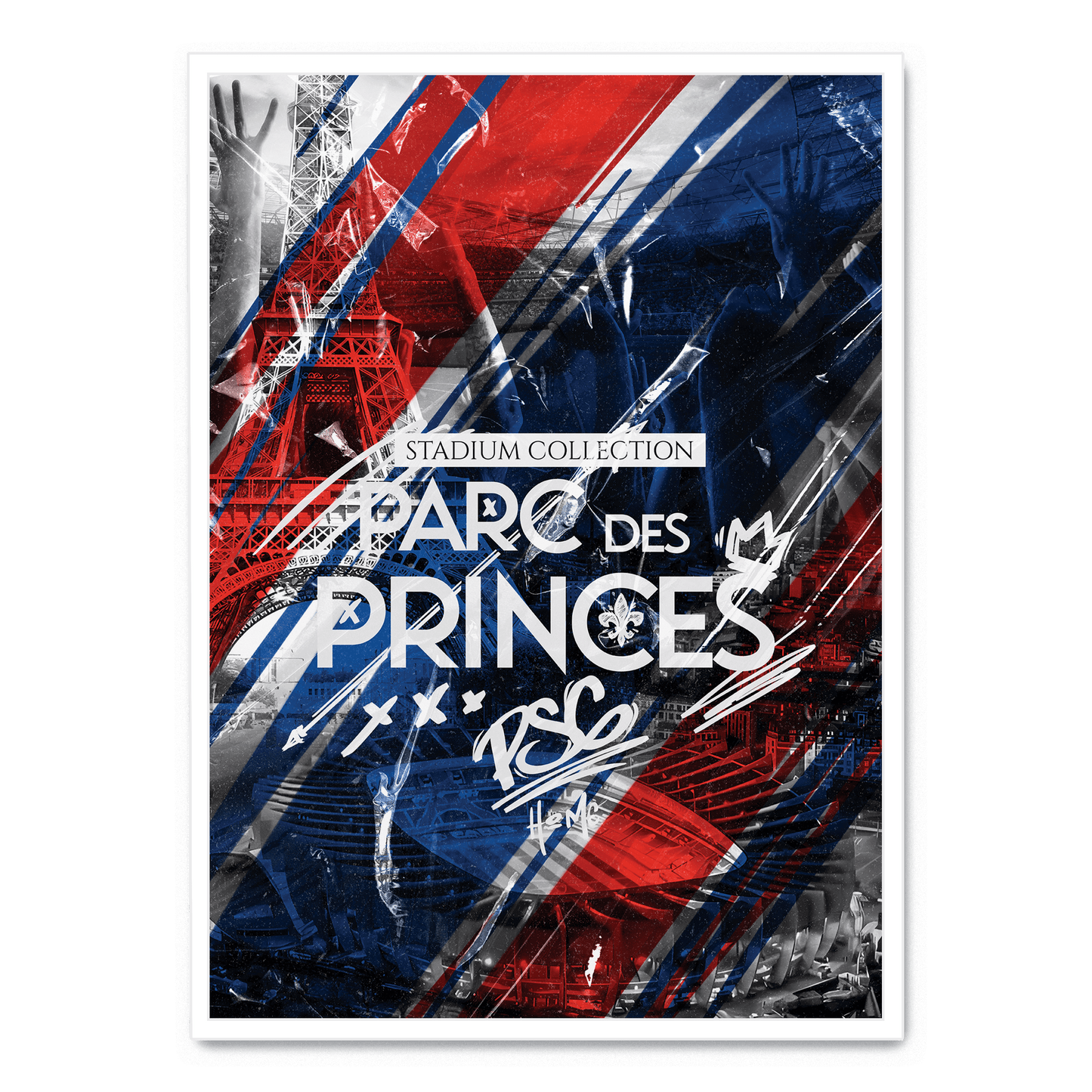 Parc des Princes | Paris Stadium Art Print | Sports Venue Wall Poster | Home Decor