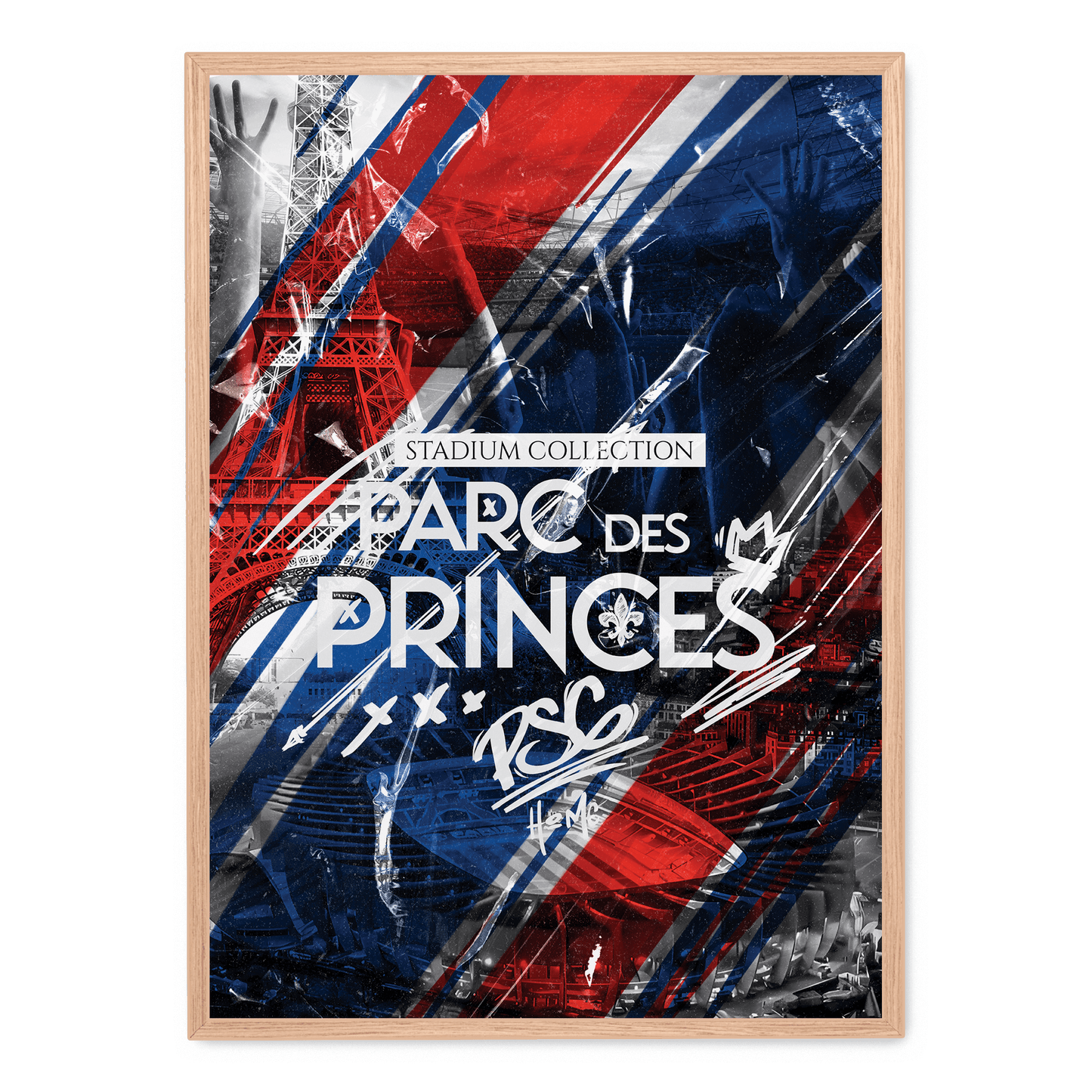 Parc des Princes | Paris Stadium Art Print | Sports Venue Wall Poster | Home Decor