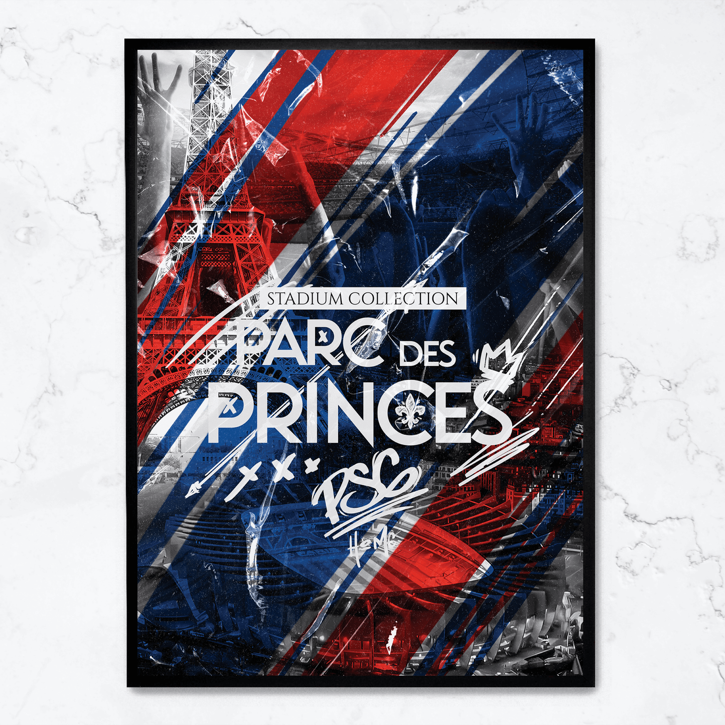 Parc des Princes | Paris Stadium Art Print | Sports Venue Wall Poster | Home Decor