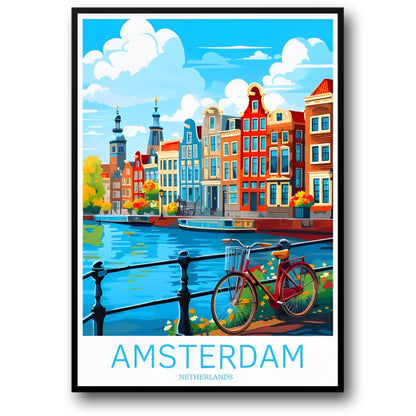 Bikeride in Amsterdam | Scenic Netherlands Art