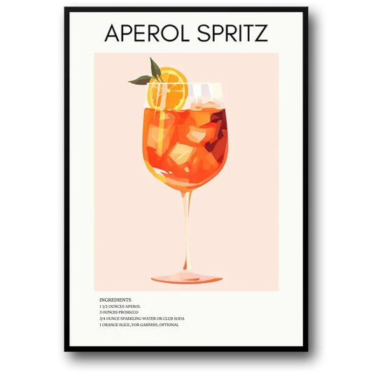 La Dolce Vita | Aperol Spritz Recipe Art