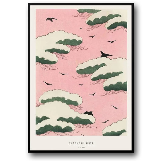 Watanabe Seitei | Pine Sky Ukiyo-e