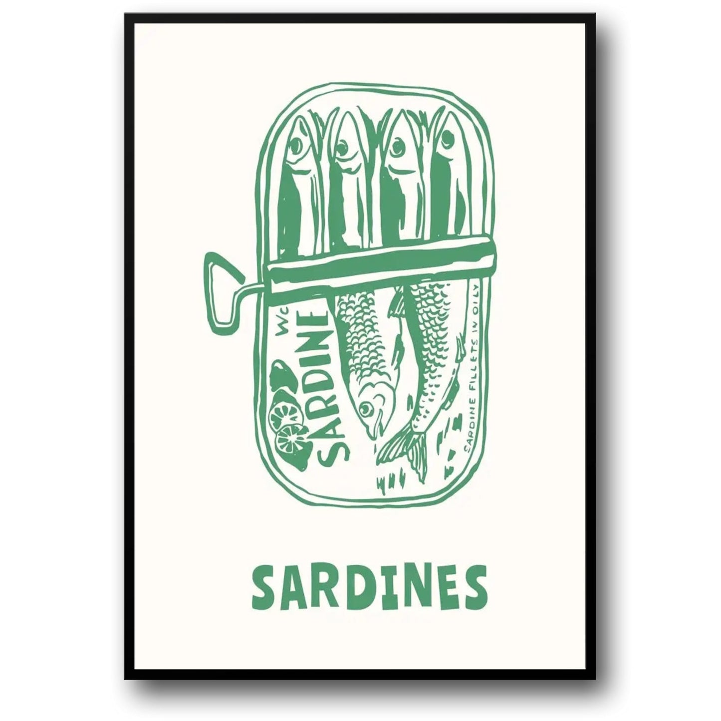 Lemon and Sardines | Fresh Artwork