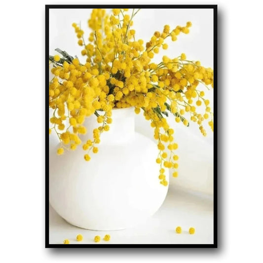 Sunflowers & Windmill Poster | Rustic Farmhouse Decor | Nature Art for Home & Garden | Visual Artwork