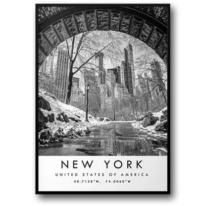 Central Park Bridge | Winter Wonderland NYC