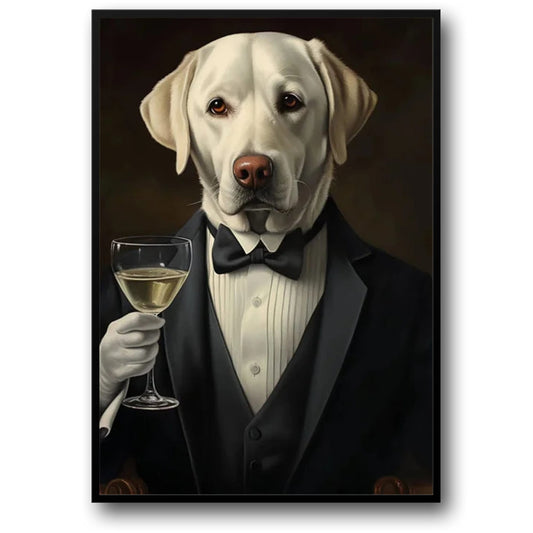 Labrador in Tuxedo | Sophisticate's Toast