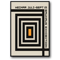Bauhaus Modern Geometry | Vibrant Minimalist Abstract