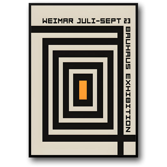 Bauhaus Modern Geometry | Vibrant Minimalist Abstract