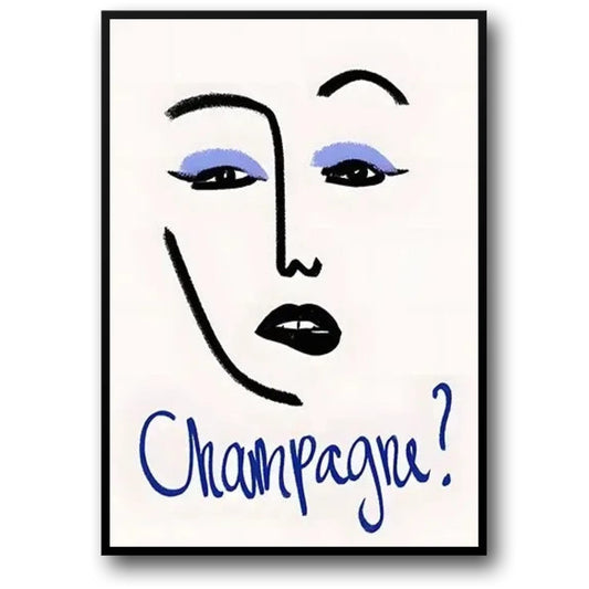 Pop | Fizz | Clink Celebration Art Poster | Festive Home Decor | Wall Artwork